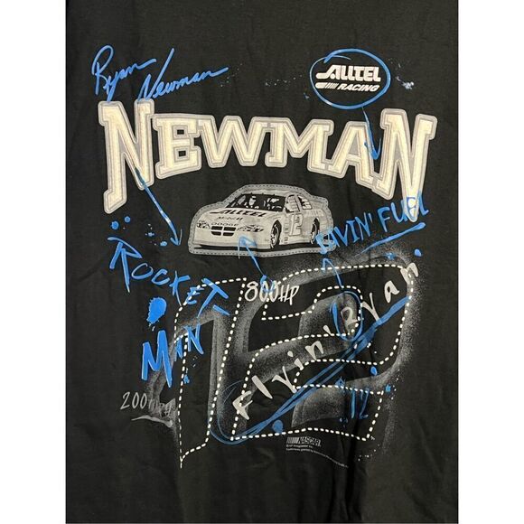 Vintage Y2K Chase Authentics Ryan Newman Nascar Tee - Picture 2 of 4